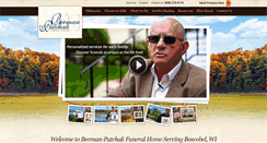 Desktop Screenshot of beeman-patchakfuneralhome.com